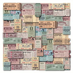 40 Pack Vintage Travel Stickers Retro Cartoon Patterns Reusable Paper Self
