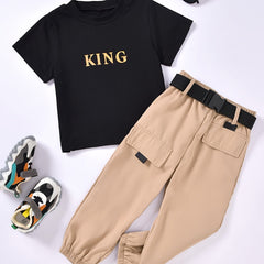 Boys King Outfit Short Slee jsonormation about the product