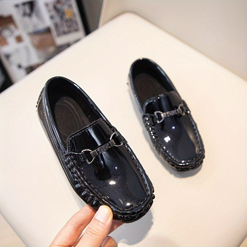 Boys Loafer Shoes Lightweight Non Slip Flat Shoes Performance Party