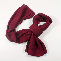Satin Hijab Shirt with Tie for Spring & Summer
