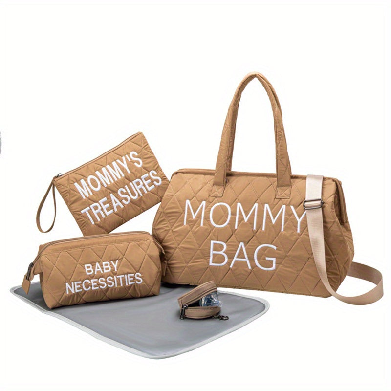 Diaper Bag Mommy Bag 5pcs Set Baby Nappy Waterproof Maternity Bag