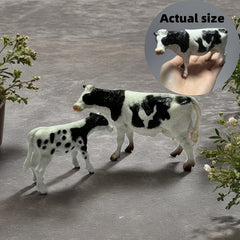 Realistic Farm Cow Combo for Model Landscape Decoration