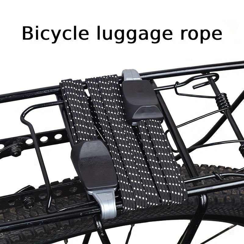 3-in-1 Bicycle Luggage Tie Rope Rack 26.77in Traction Strap Rope