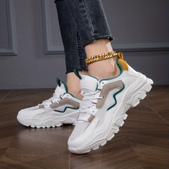 Breathable Mesh Sneakers Low Top Lace Up Shoes Anti-skid