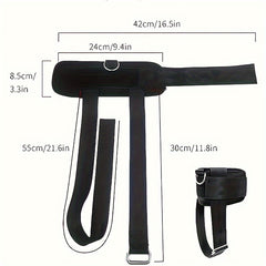 Adjustable Ankle Strap For Cable Machine D Ring Ankle Cuffs Gym Workout Exercise