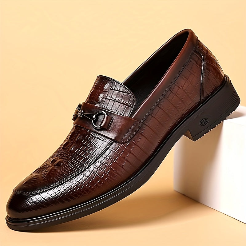 Men's PU Leather Loafer Shoes Non Slip Slip On Shoes