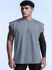 Men's Sleeveless Workout Tank Top Active Stretch Breathable Basketball Training