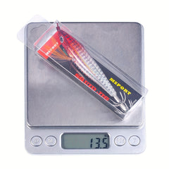 10 9 4g Horizontal Squid Jig Luminous Jigging Bait Sea Fishing Cuttlefish EGI
