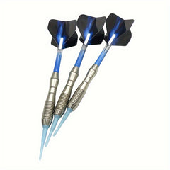 3pcs Soft Tip Darts with Standard Shaft and Aurora Wing for Game