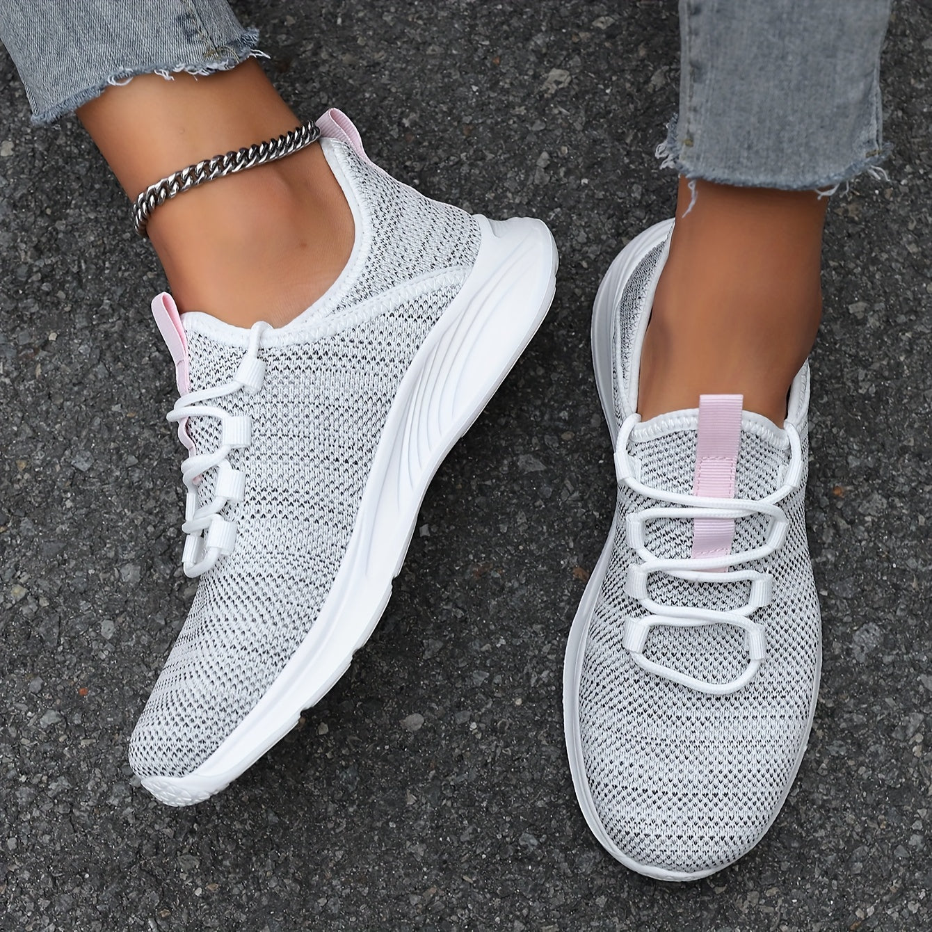 Women's Lace-up Casual Running Shoes