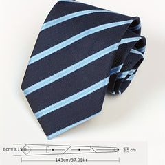 Business Party Men's High end Striped Tie Classic Tie Wedding