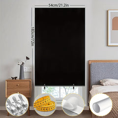 Blackout Roller Shades Cordless Window Blinds Thermal Insulated UV Protection