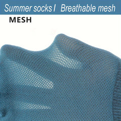 10 Pairs Men's Cotton Ankle Socks Deodorant Sports Sweat-Absorbing Net Socks