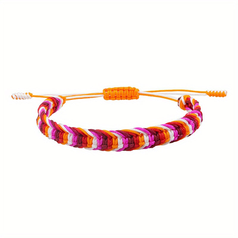 Colorful Braided Bracelet Ethnic Style Rope Woven Sports Wristband
