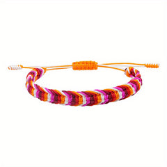 Colorful Braided Bracelet Ethnic Style Rope Woven Sports Wristband