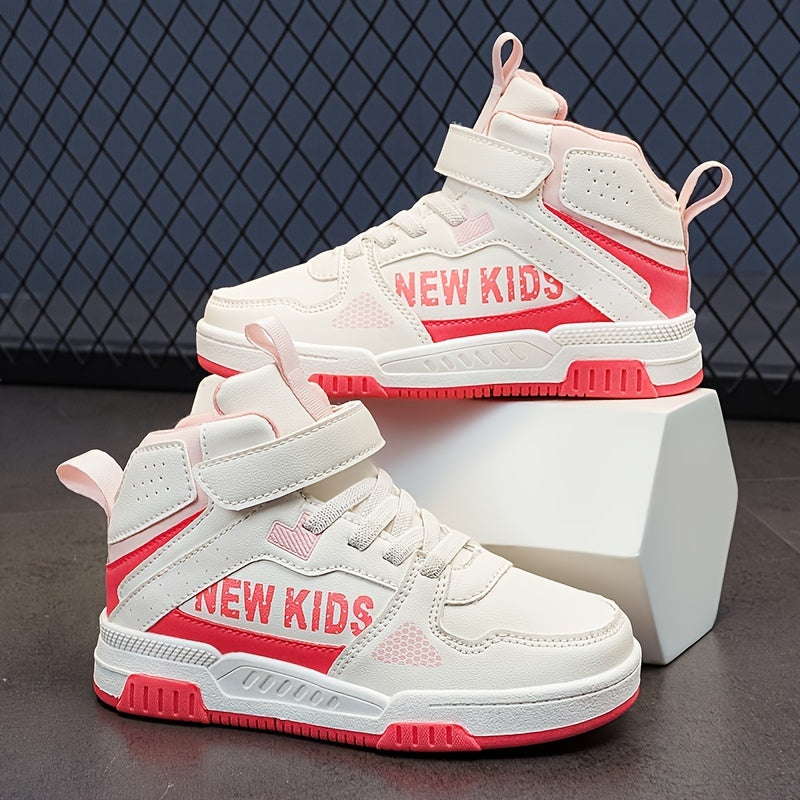 Girls' High Top Skate Shoes - Comfy & Stylish