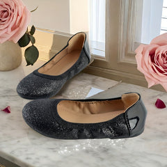 Girls' Shimmering Ballet Pumps Comfortable Flats