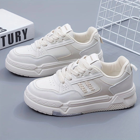 Women's Platform Sneakers Low Top Lace Up Shoes