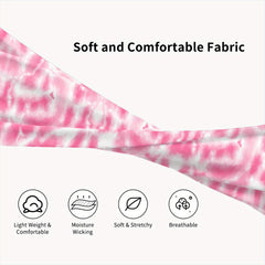 Tie Dye Headband Breathable Polyester & Spandex Blend Adjustable