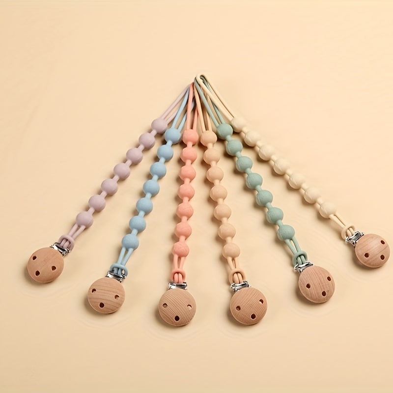 Silicone Pacifier Clip BPA-Free Holder Baby Boy Girl Binky Teether Toy