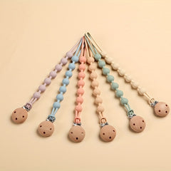 Silicone Pacifier Clip BPA-Free Holder Baby Boy Girl Binky Teether Toy