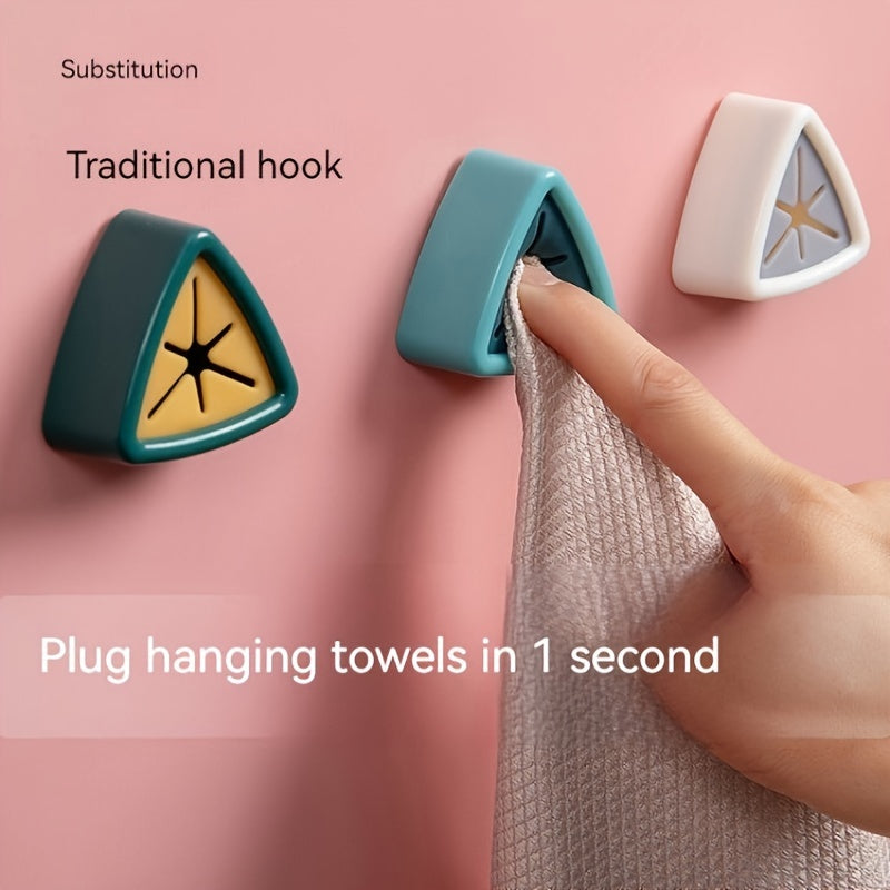 Towel Stopper Dish Cloth Hook Punching Rag Stopper Hand Towel Shelf Toilet