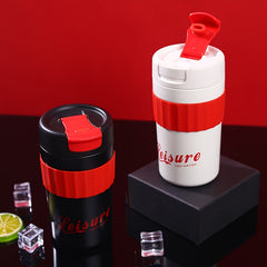 Portable 16oz Double Layers Stainless Steel Coffee Cup