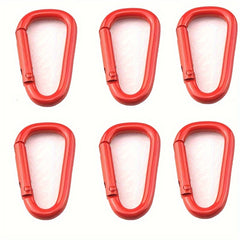 6pcs 1.57 inch Small Carabiner Keychain D-ring Key Chain Buckle