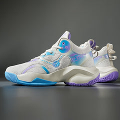 Men's High Top Basketball Shoes Non Slip Lace Up Sneakers