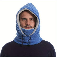 Winter Warm Hat With Face Cover for Men and Women