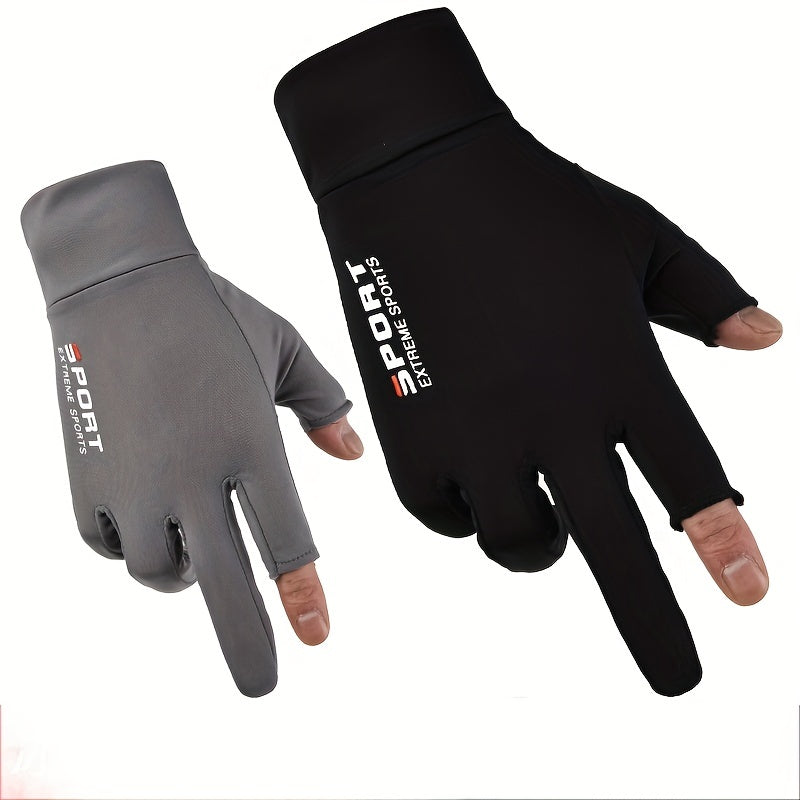 Summer Anti slip Cycling Gloves Thin Half Finger Gloves