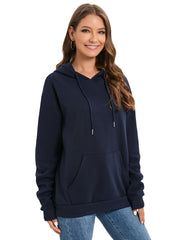 Drawstring Hoodie Long Sleeve Sweatshirt