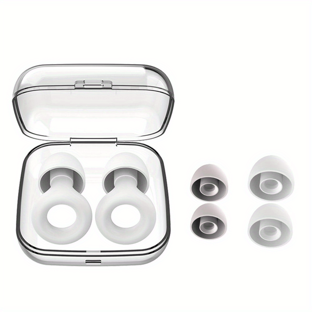 Quiet Ear Plugs Soft Reusable Silicone Earplugs For Sleep Nap