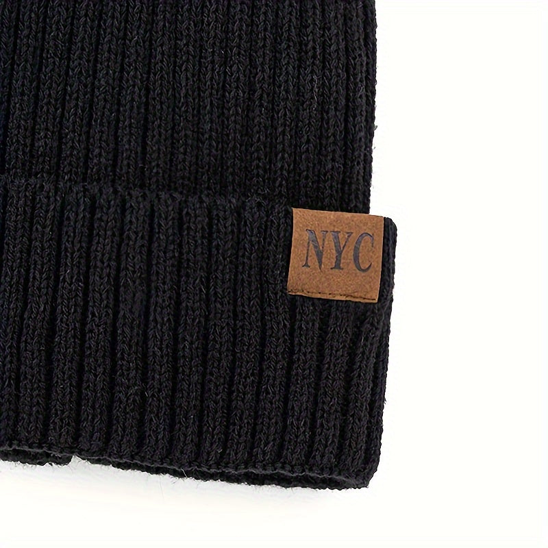 Winter Knitted Hat for Outdoor Cycling Skiing