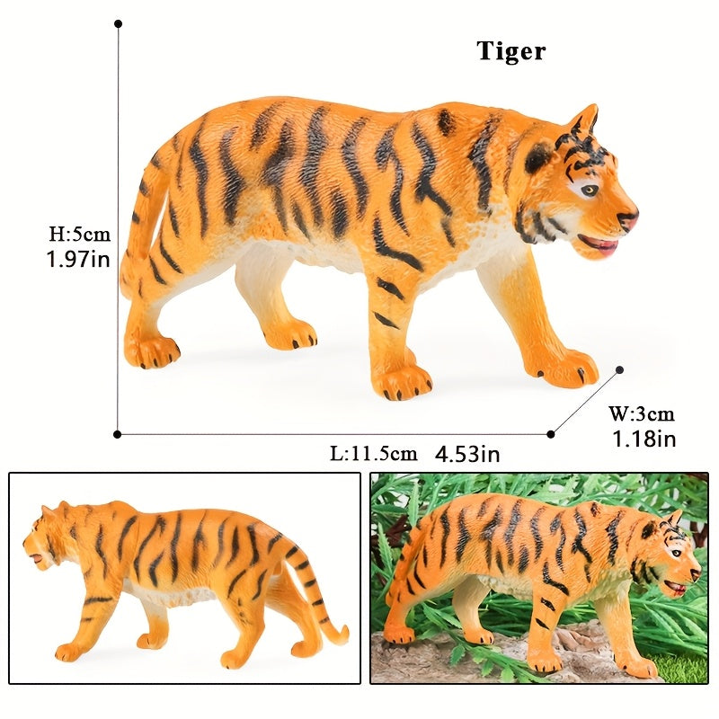 Realistic Wild Animal PVC Models Educational Jungle Safari Toys for Kids
