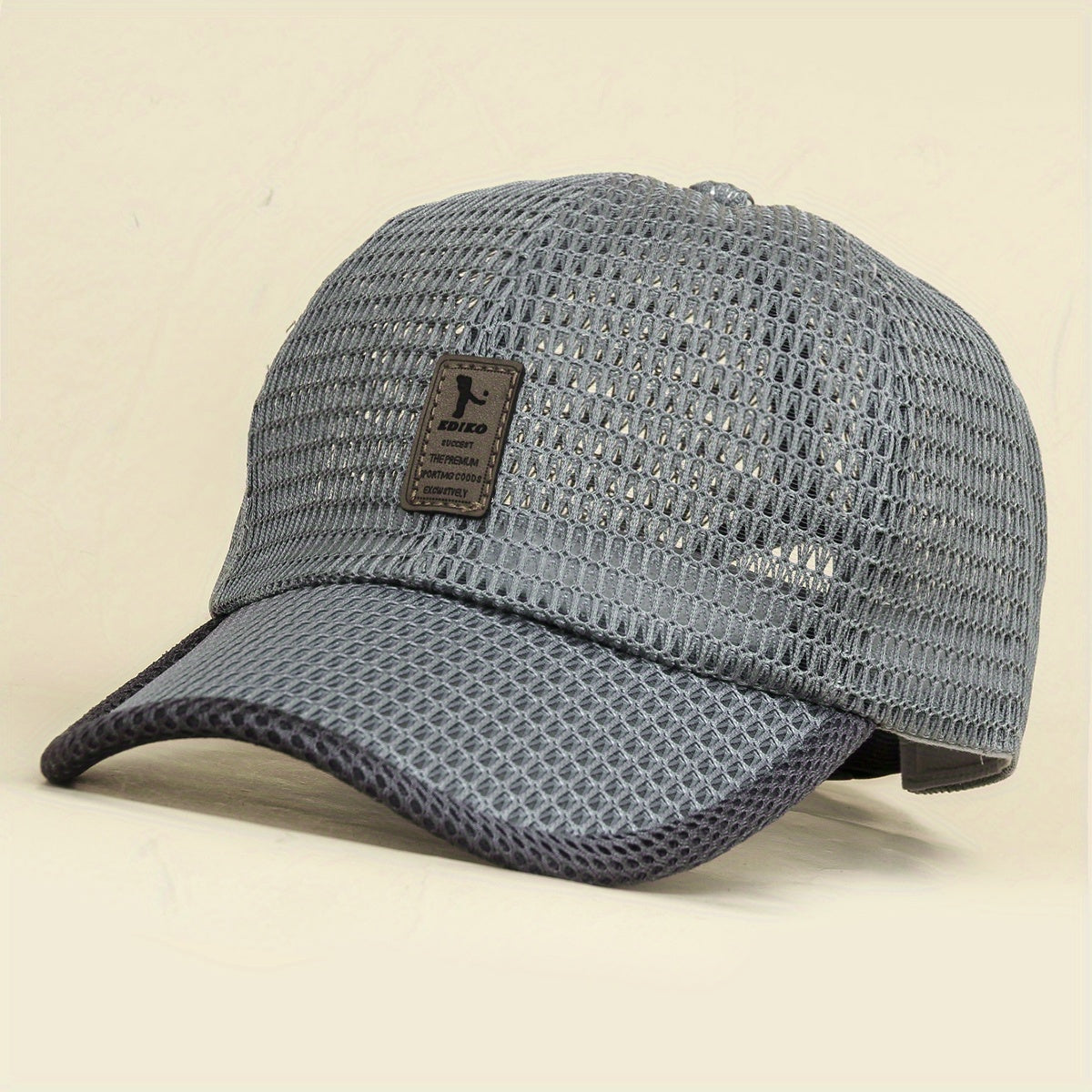 Patched Full Net Baseball Cap Lightweight Outdoor Sunshade Mesh Hat