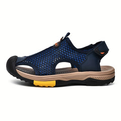 Men's Closed Toe Anti Collision Sandals Wear Resistant Non Slip Beach Shoes
