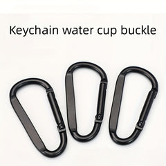 Durable D Buckle Keychain Portable Metal Buckle Camping Hiking Accessory