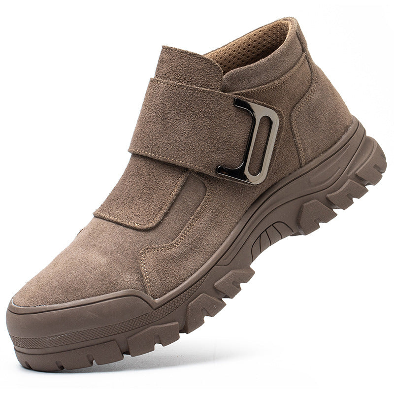 Steel Toe Boots Wear-resistant Puncture-Proof Waterproof Work Boots