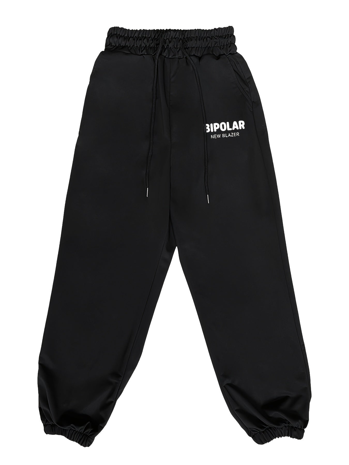Men s Letter Print Pocket Drawstring Sweatpants
