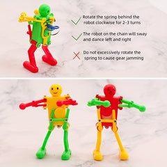 Swing Dancing Robot Toy - Wind Up, Beat Swinging