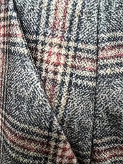 Plaid Print Maxi Overall Dress