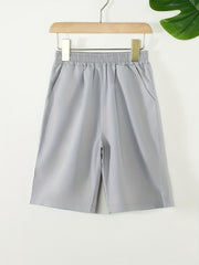 Boys Gym Workout Shorts Quick Dry Athletic Training Running Hiking Jogger