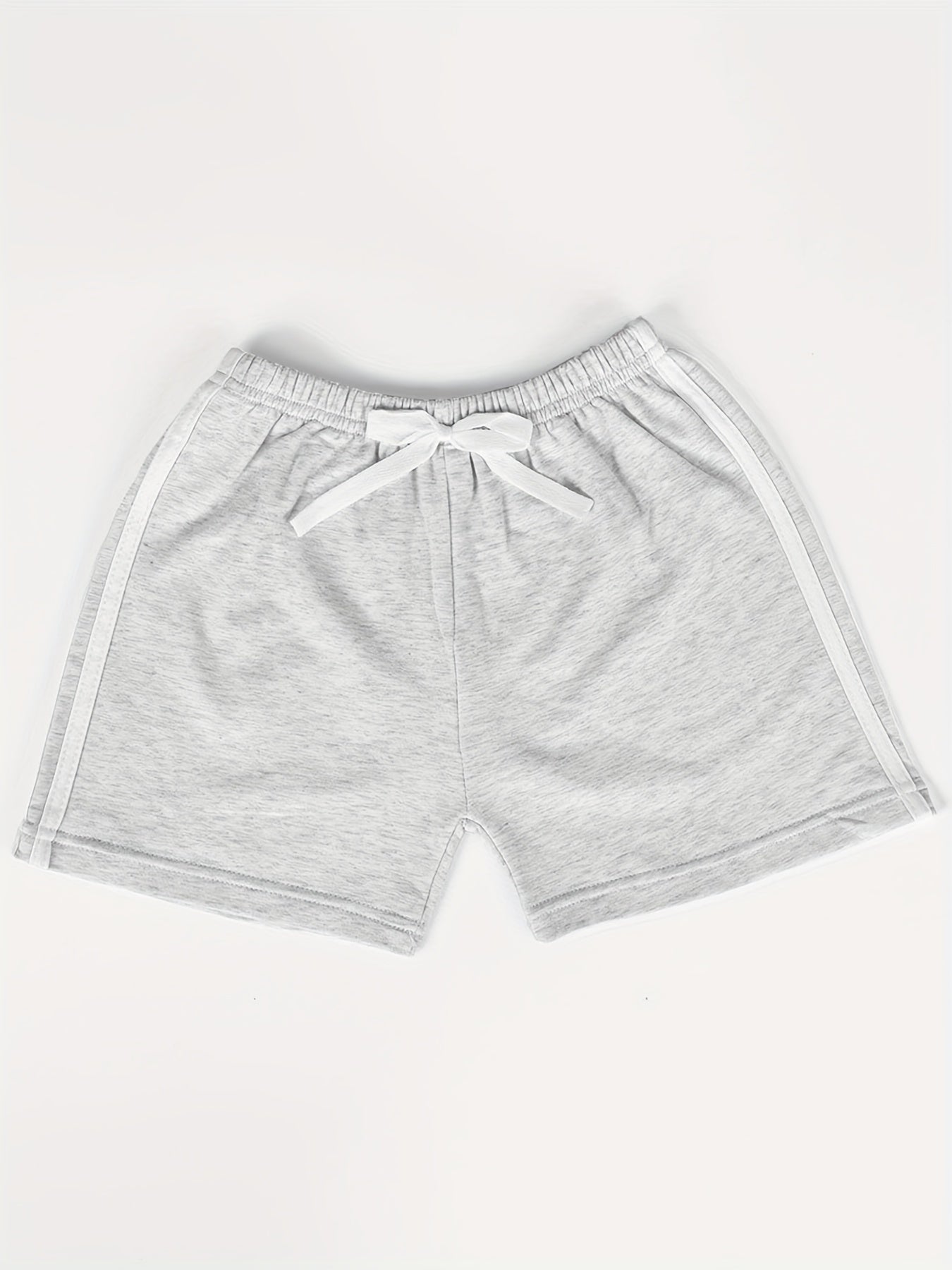 Boys Casual Striped Shorts Drawstrings Elastic Waist for Summer Holiday