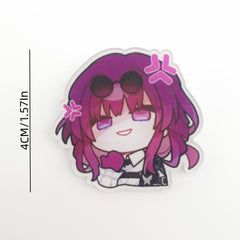 Cartoon Acrylic Brooches for Kids Clothing Pins