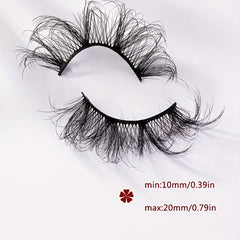 8D Fluffy Wispy Curly False Eyelashes for Daily Party Use