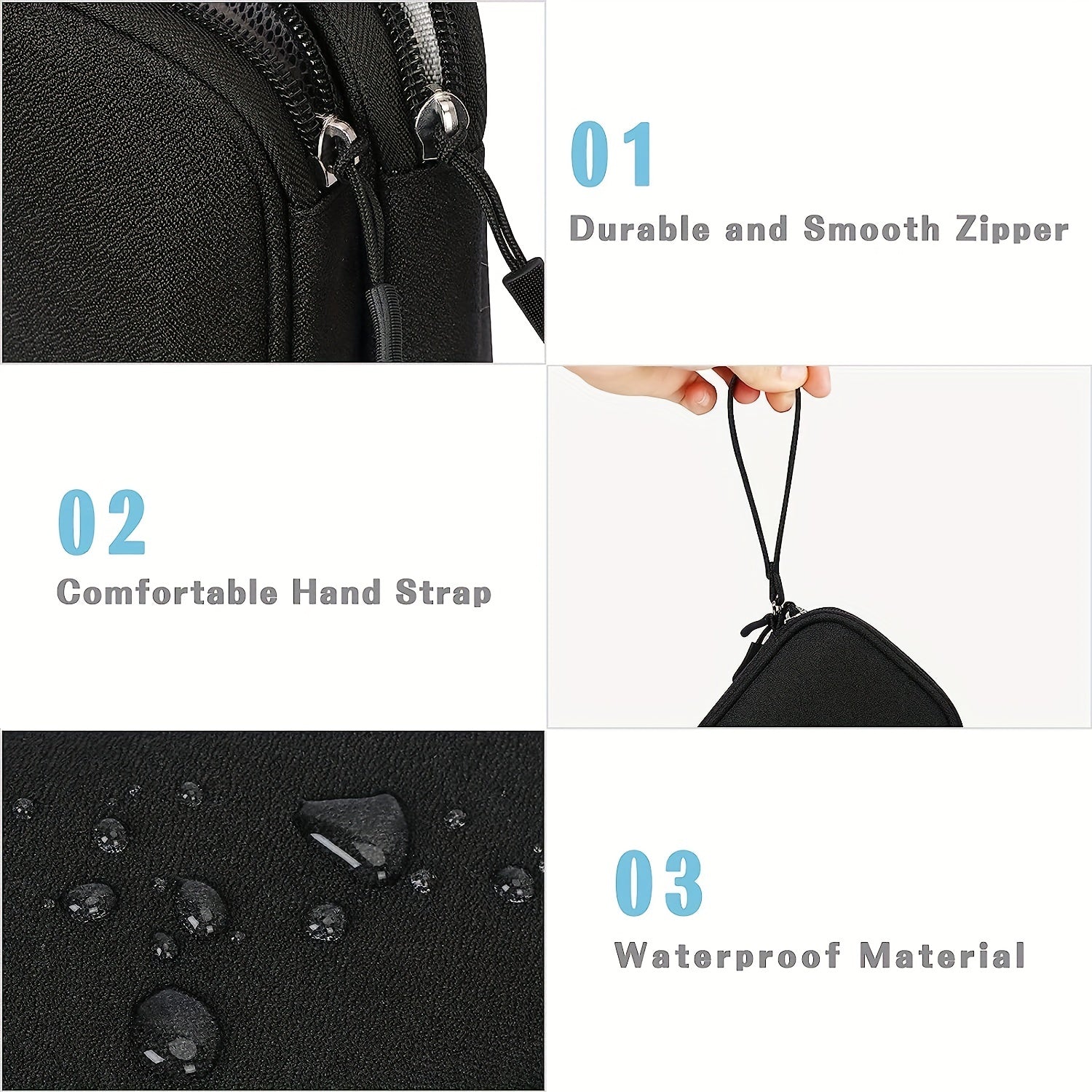 Travel Cable Organizer Electronic Accessories Carrying Case Waterproof