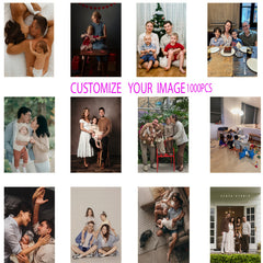 Customizable Photo Puzzle Kits Personalized Family & Couple Portraits