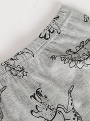 Boys Dino Pajamas Set Sleeveless Tops & Bottoms Cozy Homewear