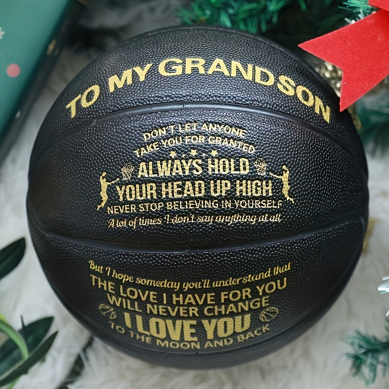 Custom Basketball Gift for Grandson Size 7 74 93 cm
